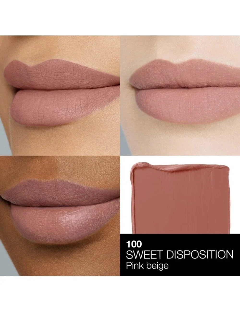 NARS PowerMatte Lipstick: Sweet Disposition (Pink Beige 100), .05oz, …